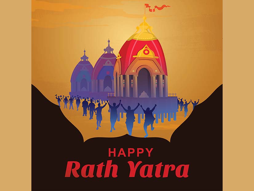 Ratha Yatra vector illustration